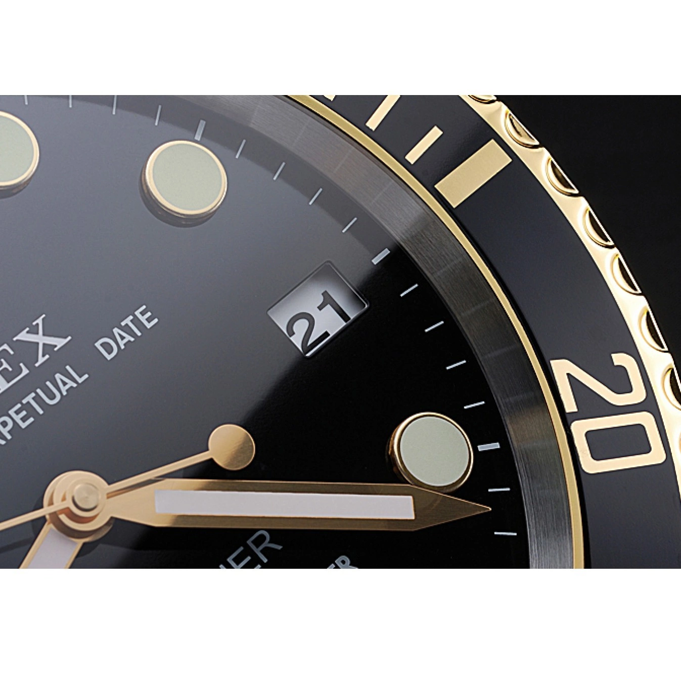 Good copy rolex watches Rolex Black-Gold 622476 Submariner Wall Clock 0519